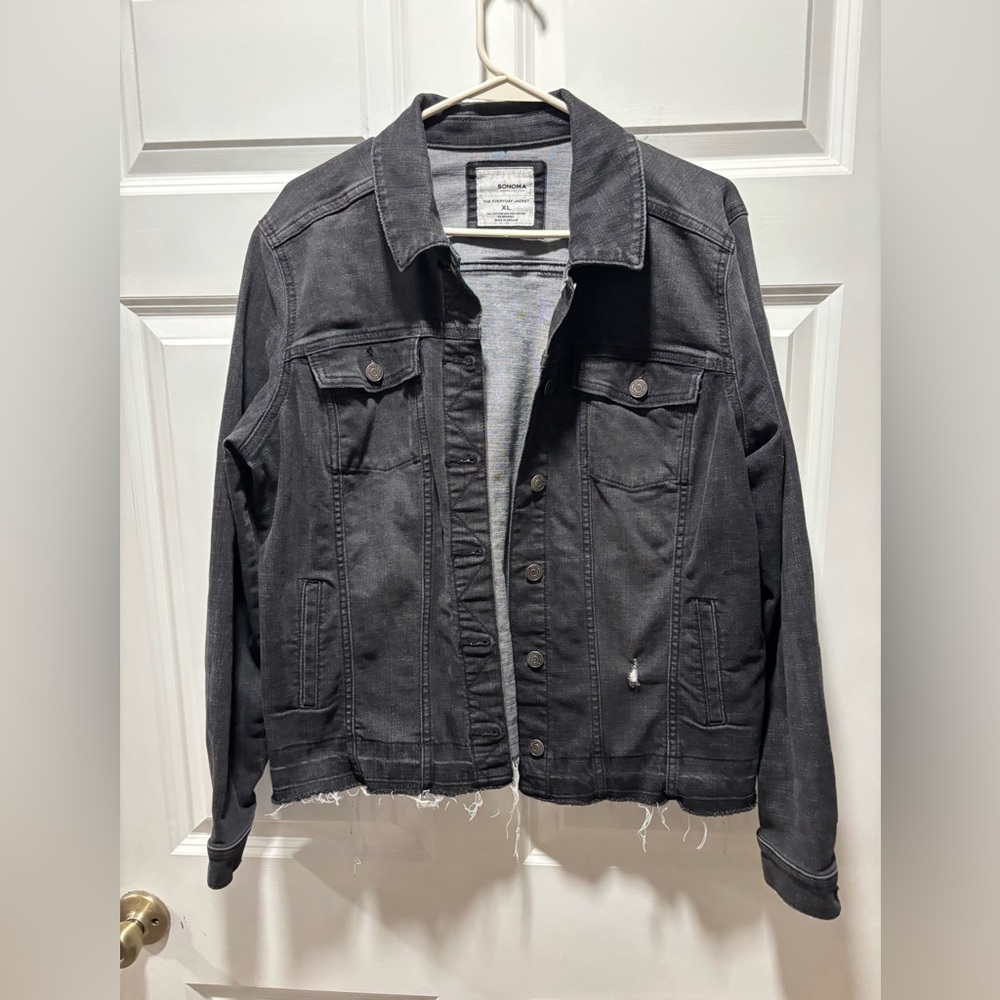 Sonoma Everyday Black Denim Jacket​